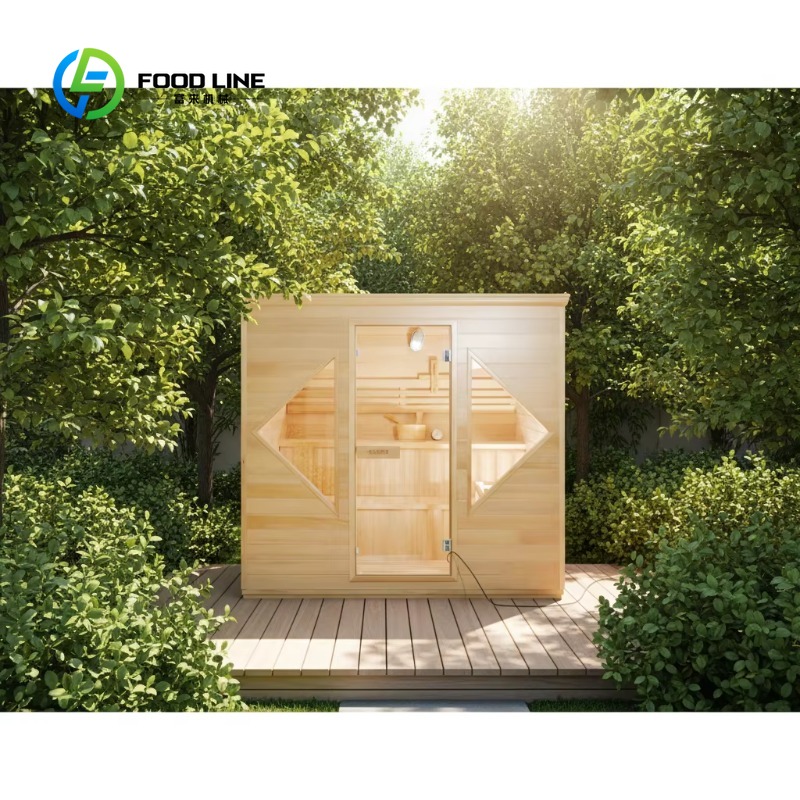 Home Improvement Discount - 特注の伝統的なサウナキャビン（ガラス扉、ベンチ、照明付き）卸売業者向け大量購入割引、住宅改修用