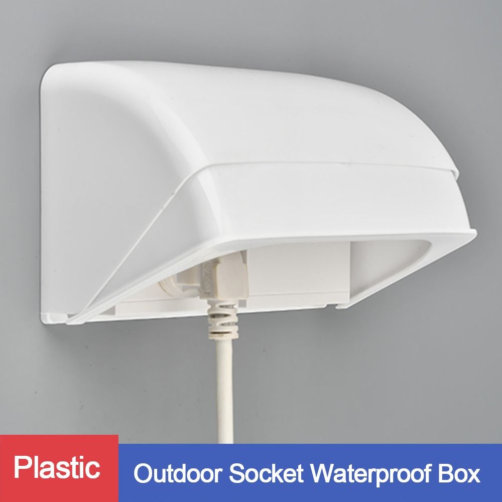 Electrical Outlet Cover - 1 個屋外ソケット防水ボックス電気プラグカバー防雨カバー充電パイルソケットスイッチ保護カバー