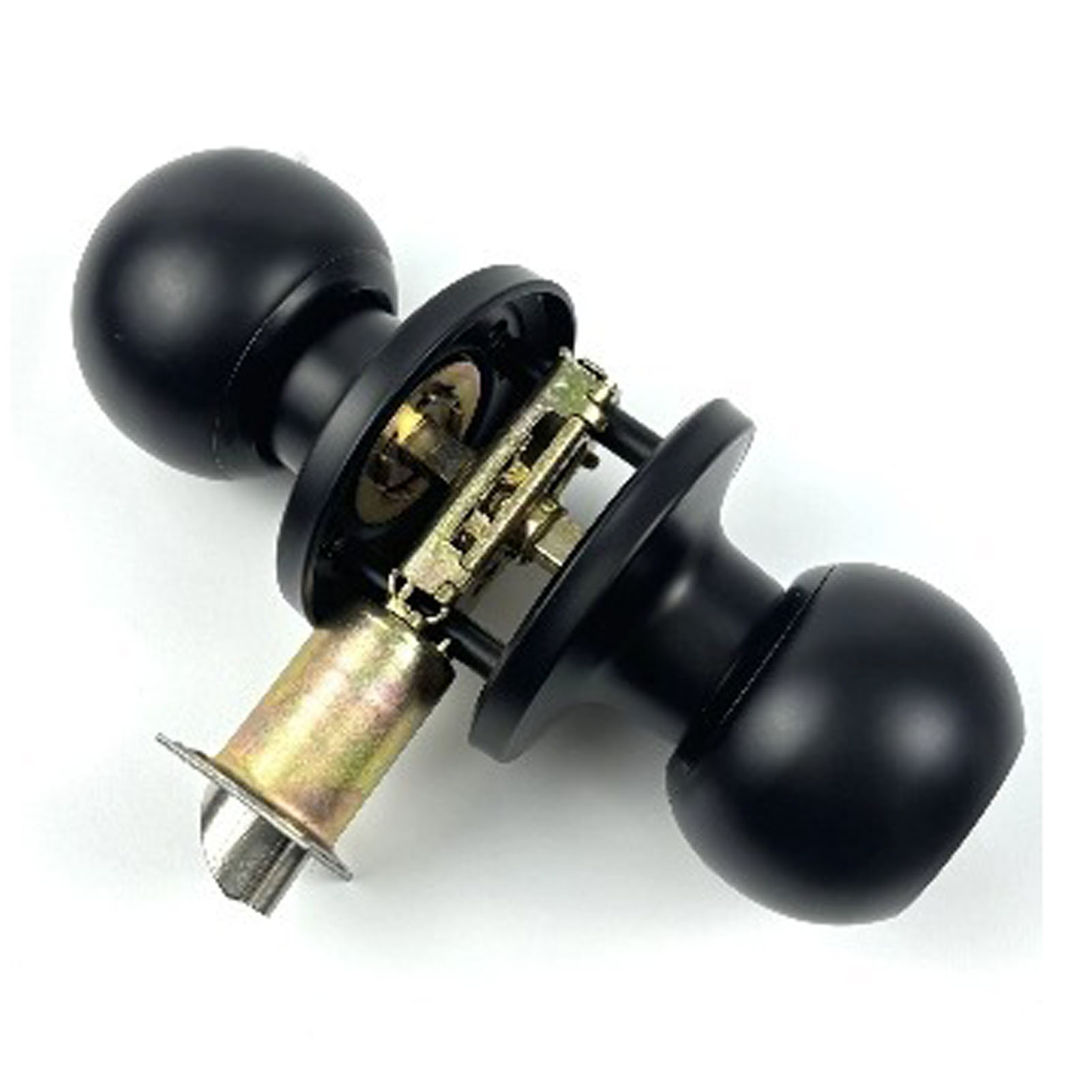 Door Knob Replacement - 浴室ロック ラウンドハンドル 厚さ30～50mmのドア用 キー3本付き 家庭用アクセサリー