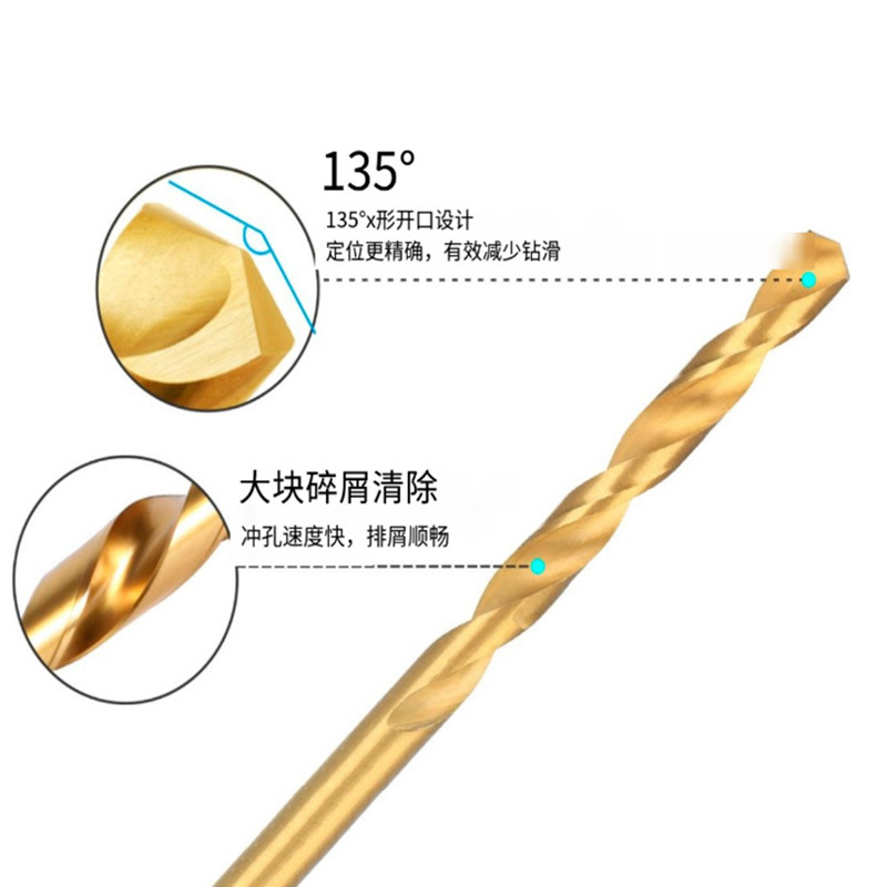 13個入り高速鋼ドリルビットセット、ガラス、金属、タイル、コ - Home Improvement Center のレビューと価格