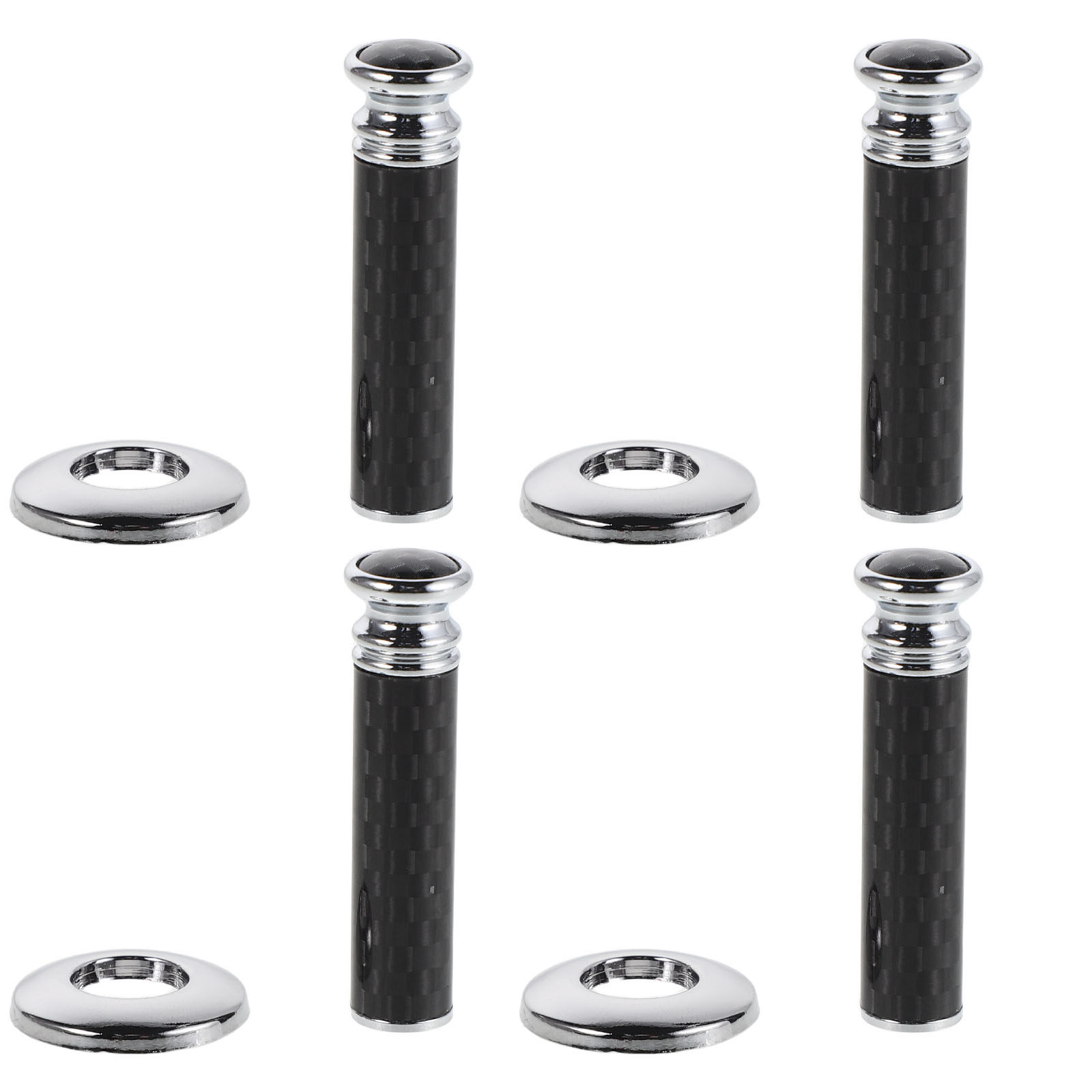 4セット ユニバーサル車両ドアロックノブ 合金製ドアプルピン - Door Knob Replacement のレビューと価格