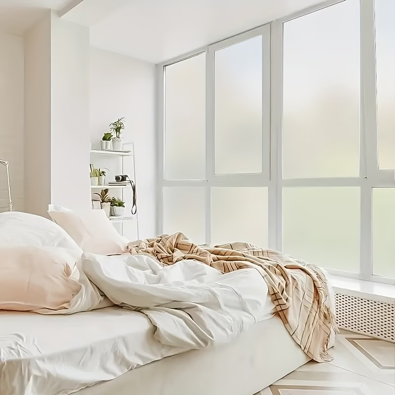 つや消し不透明日焼け防止ウィンドウステッカー断熱性と静電気防 - Window Insulation Film のレビューと価格