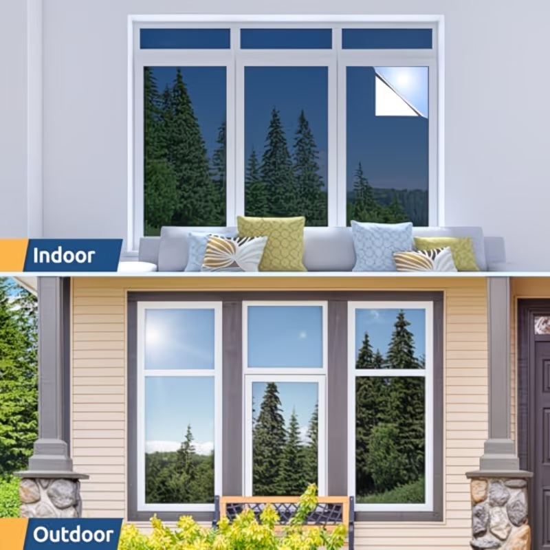 反射ミラーフィルム サンシェード 断熱・日焼け防止フィルム  - Window Insulation Film のレビューと価格