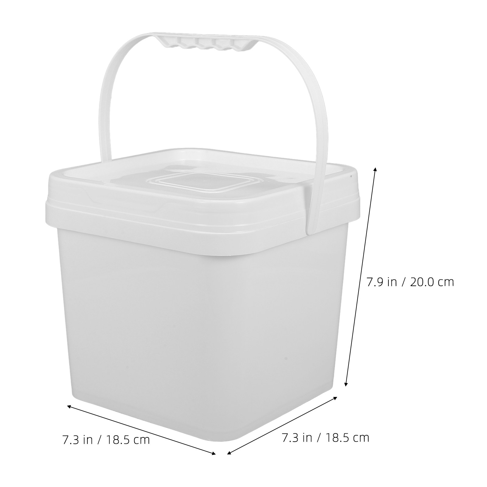 5L ペイント収納バケツ 蓋とハンドル付き 高耐久プラスチッ - Home Improvement Contractors のレビューと価格