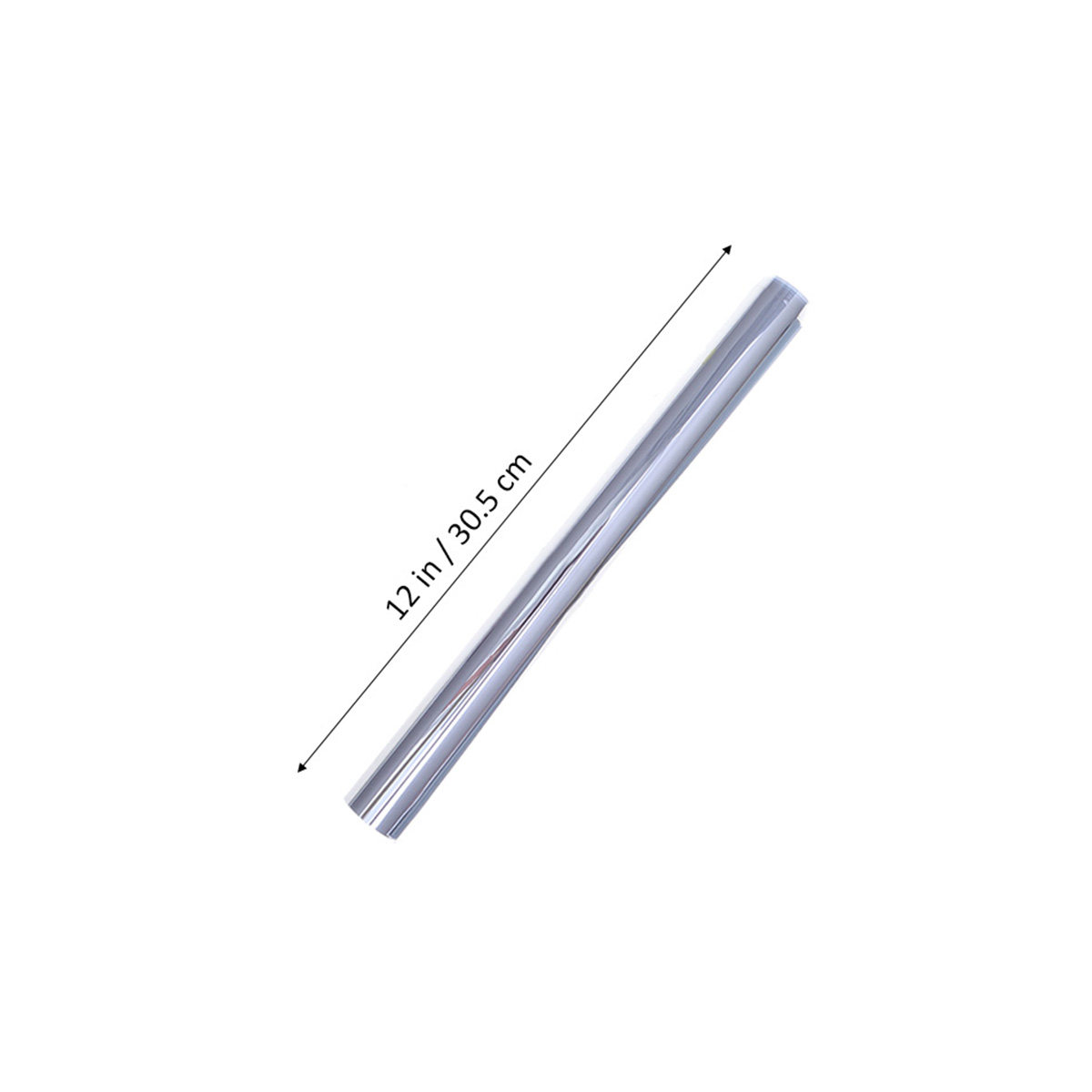 1M×0。 シルバープラスチックウィンドウステッカー日焼け止 - Window Insulation Film のレビューと価格