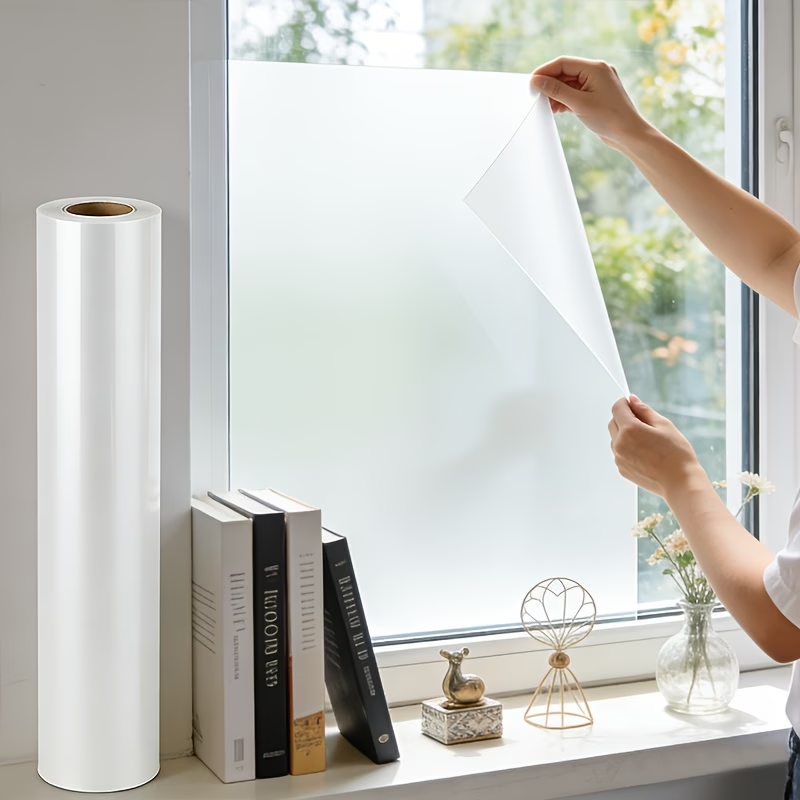 ソリッドカラープライバシーフィルムすりガラス装飾フィルム日焼 - Window Insulation Film のレビューと価格