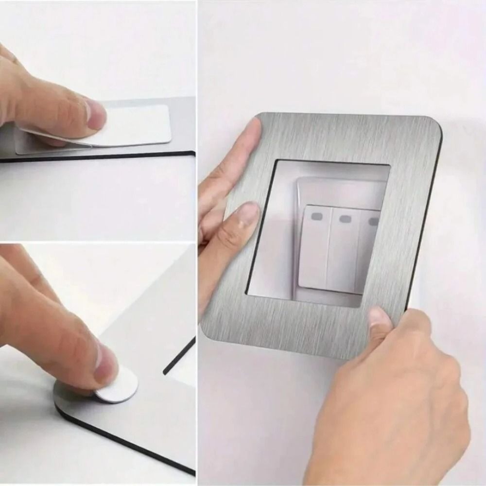 樹脂製ライトスイッチステッカー 防汚・防塵アクリル壁飾り 穴 - Electrical Outlet Cover のレビューと価格