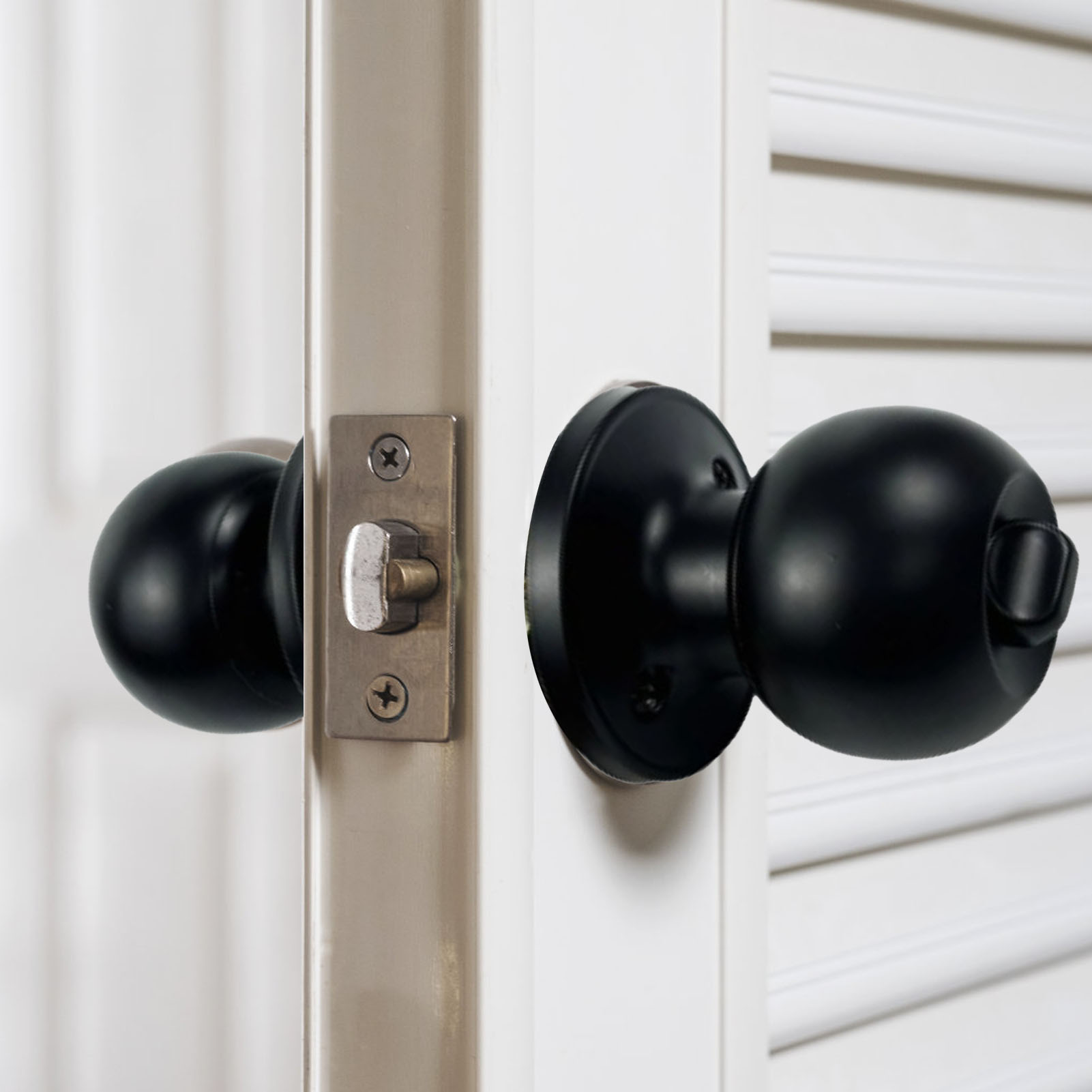 浴室ロック ラウンドハンドル 厚さ30～50mmのドア用 キ - Door Knob Replacement のレビューと価格