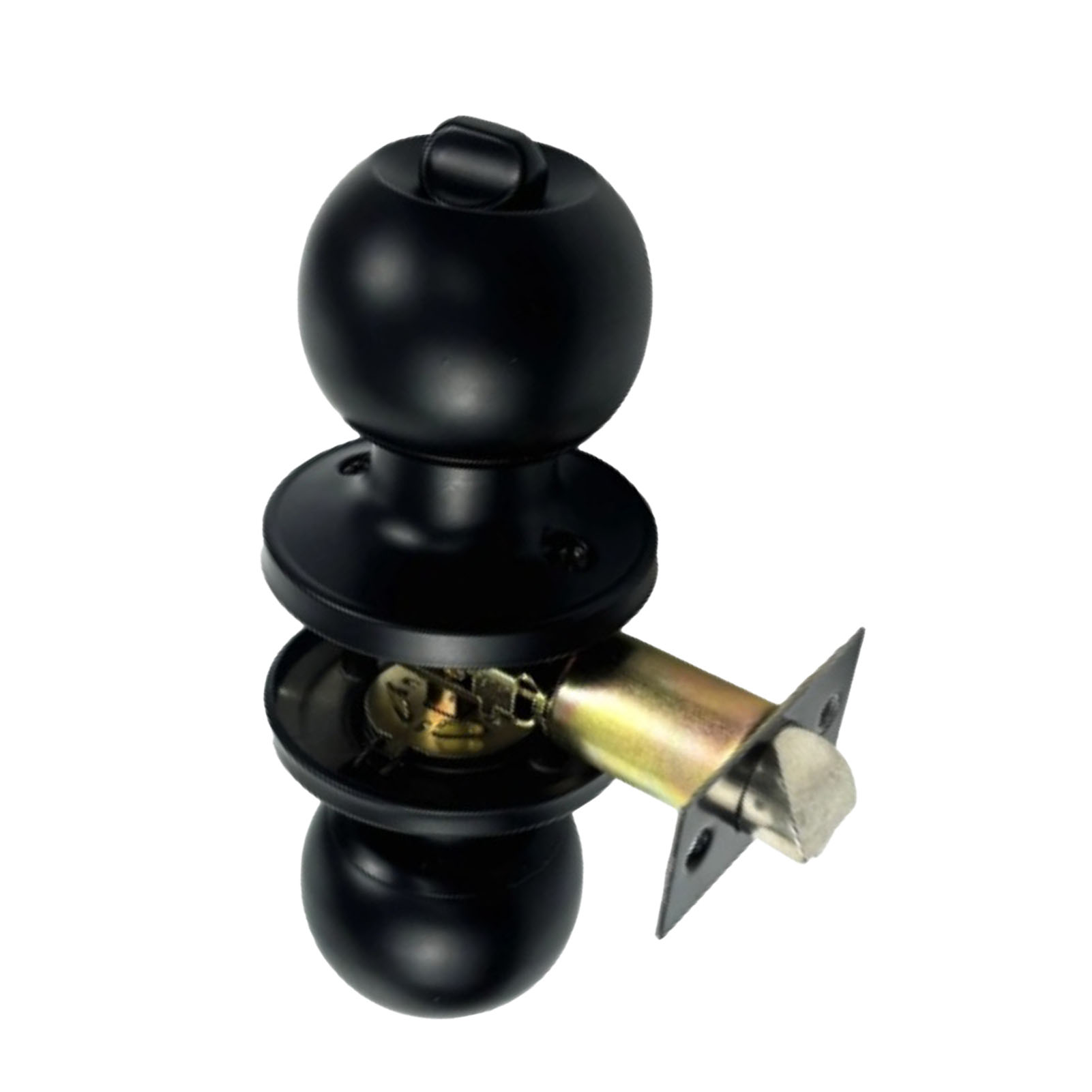 浴室ロック ラウンドハンドル 厚さ30～50mmのドア用 キ - Door Knob Replacement のレビューと価格