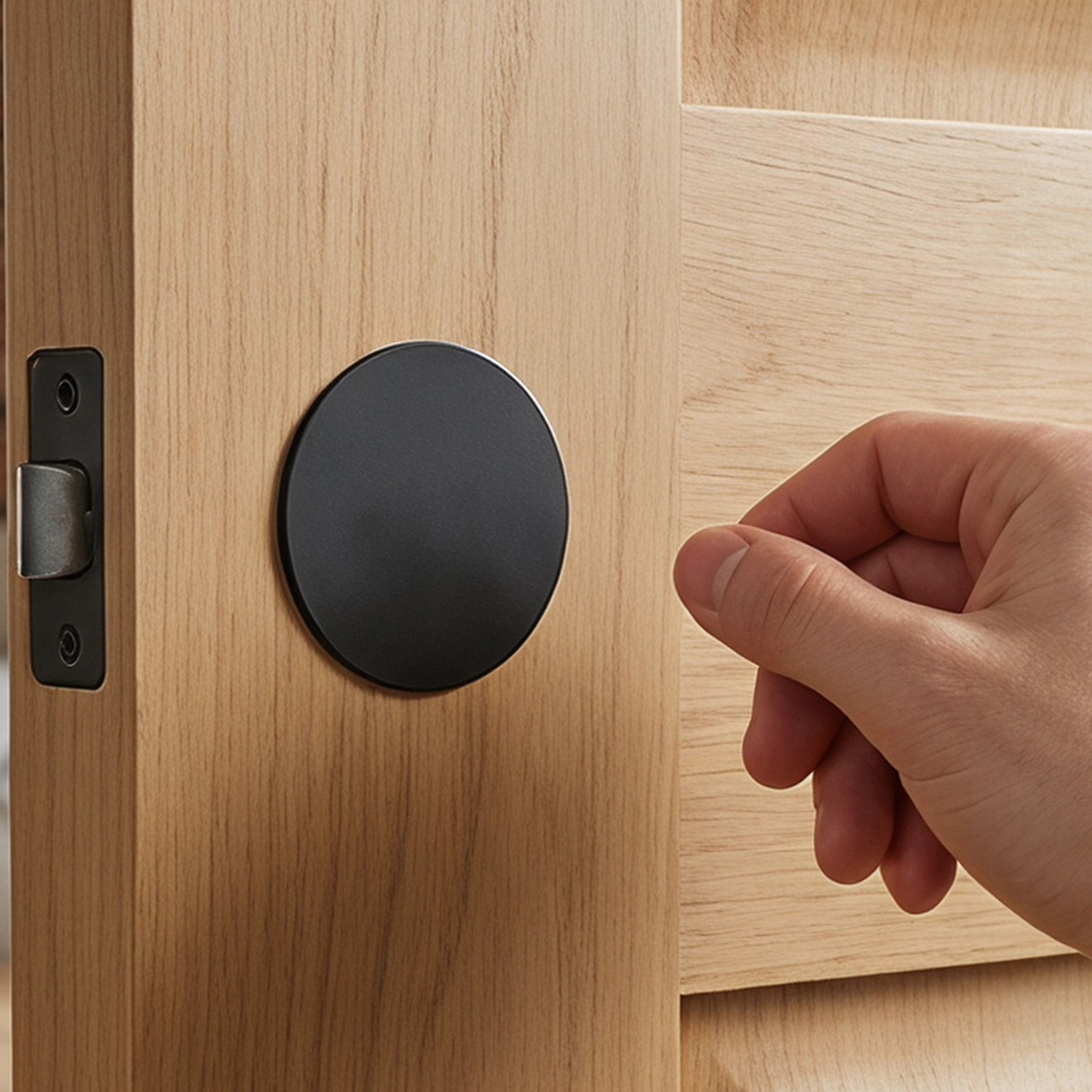 2セット ドアノブ穴カバー ステンレス鋼製 丸型フィラープレ - Door Knob Replacement のレビューと価格